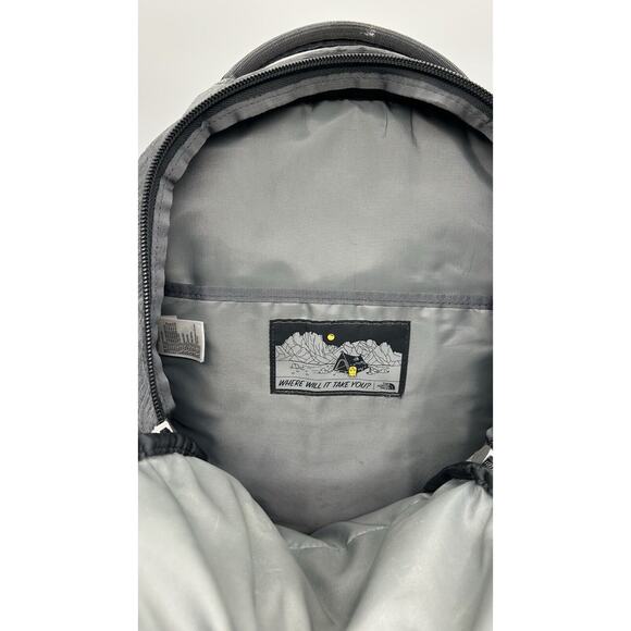 The North Face Padded Laptop Flexvent Vault Backpack Gray/Pink - Picture 13 of 16